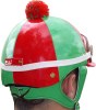Galloping Helmet Covered with Clarino Leather